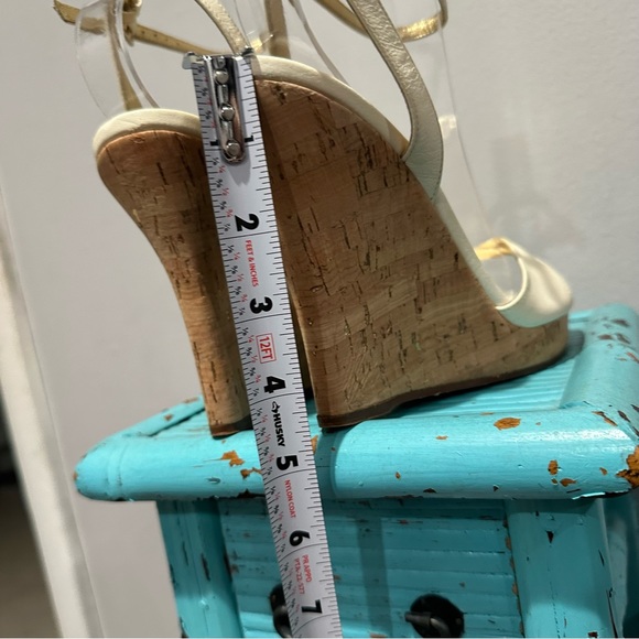 Kate Spade Wedge Ankle Strap Sandal Size 8 - Picture 5 of 16